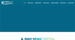 Desktop Screenshot of mauiwhalefestival.org